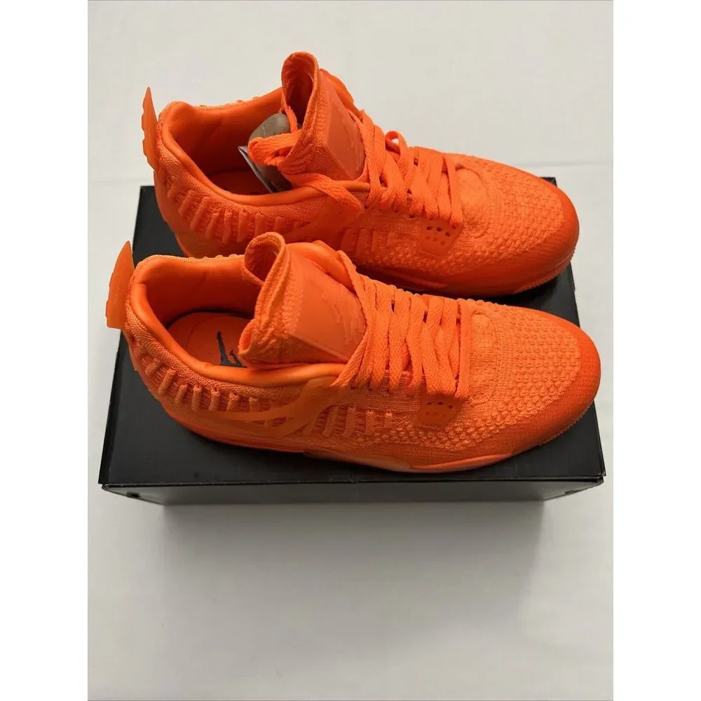 Nike Men 6.5 Air Jordan‎ 2019 4 Flyknit Total Orange 2931